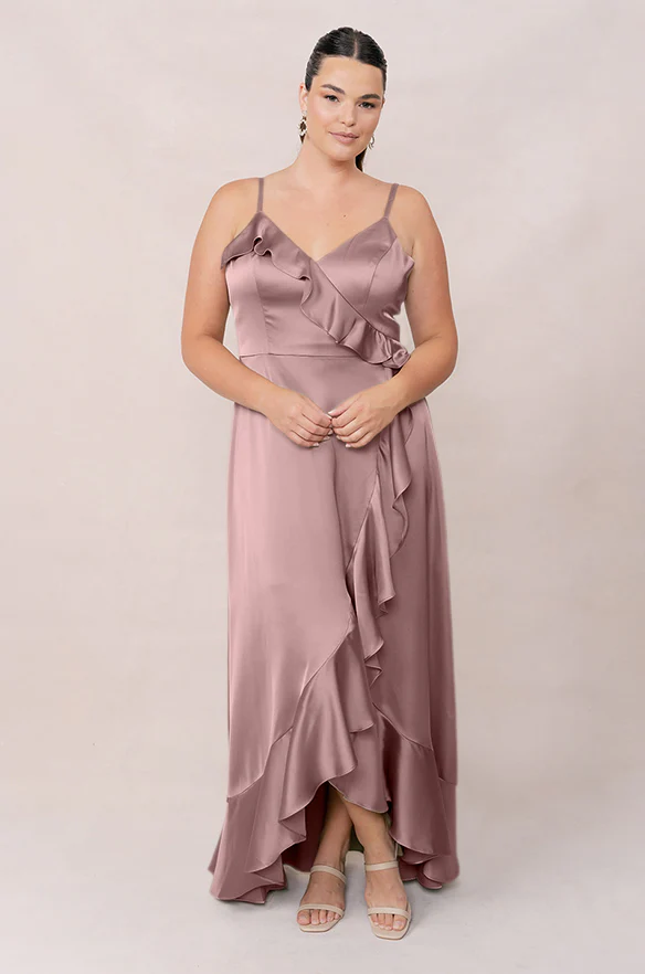 Paloma Satin Dress | Made To Order - Image 122