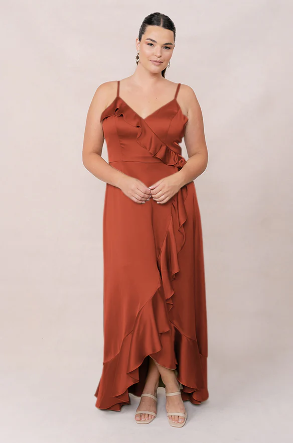 Paloma Satin Dress | Made To Order - Image 128