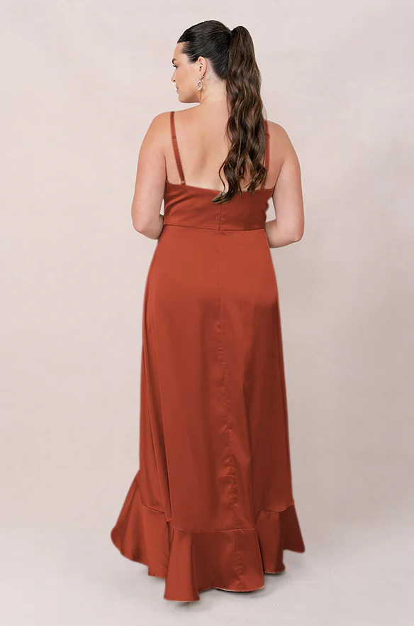 Paloma Satin Dress | Made To Order - Image 129