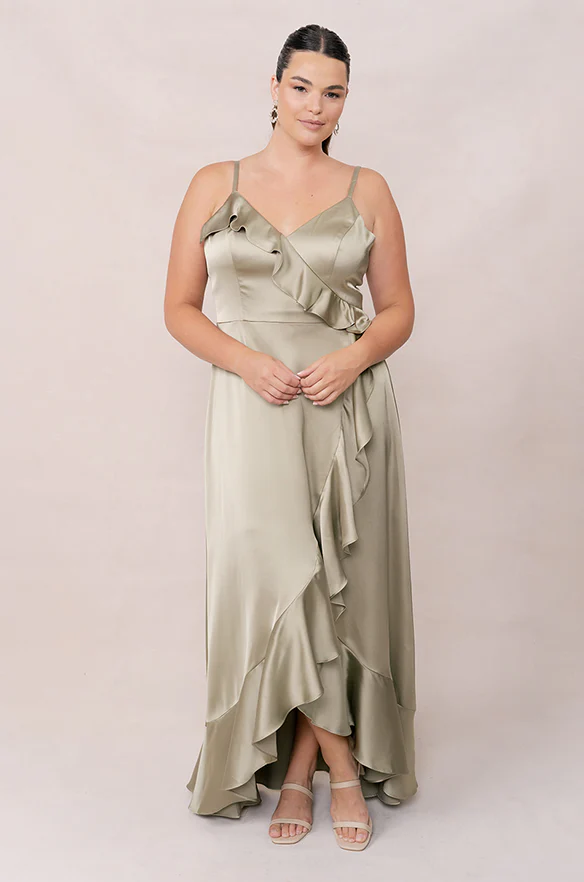 Paloma Satin Dress | Made To Order - Image 134