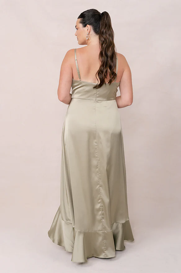 Paloma Satin Dress | Made To Order - Image 135
