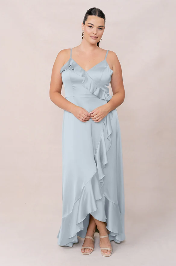 Paloma Satin Dress | Made To Order - Image 136