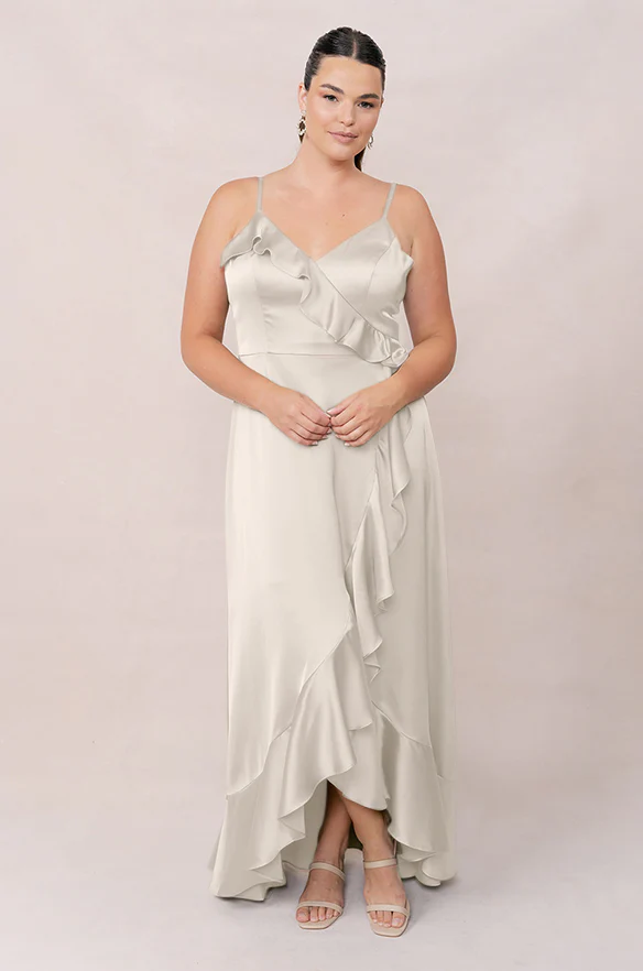 Paloma Satin Dress | Made To Order - Image 138