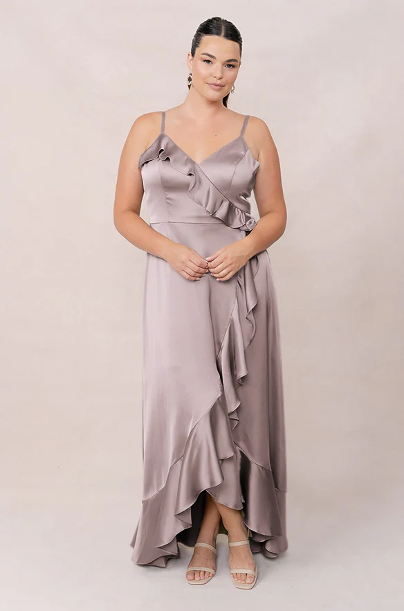 Paloma Satin Dress | Made To Order - Image 142