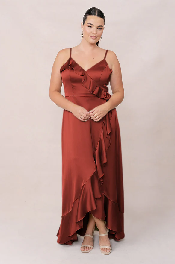 Paloma Satin Dress | Made To Order - Image 144