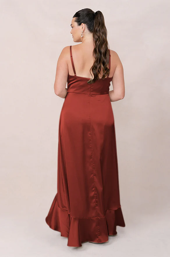 Paloma Satin Dress | Made To Order - Image 145