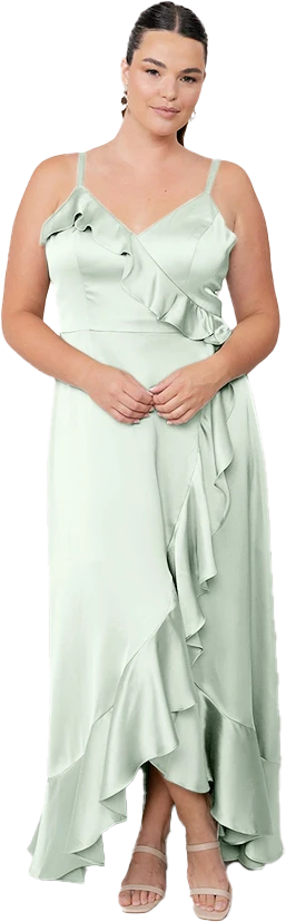Paloma Satin Dress | Made To Order - Image 152