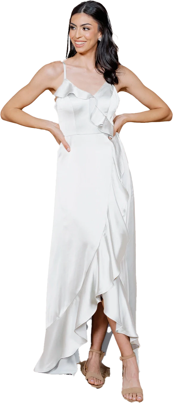 Paloma Satin Dress | Made To Order - Image 154