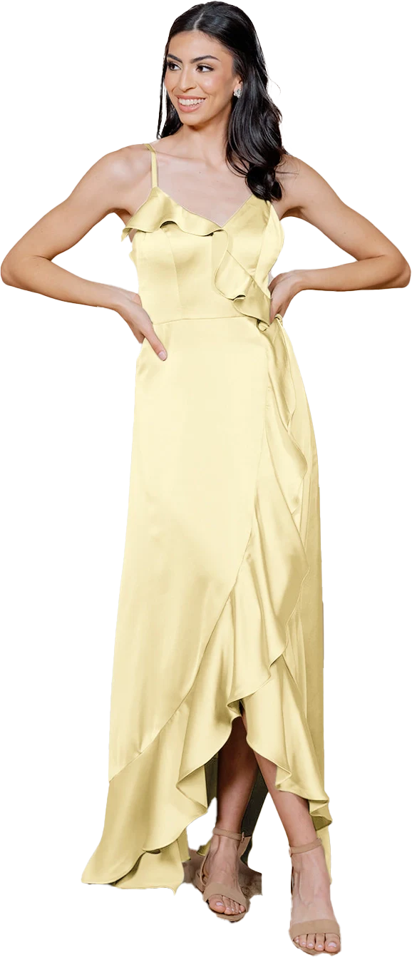 Paloma Satin Dress | Made To Order - Image 155