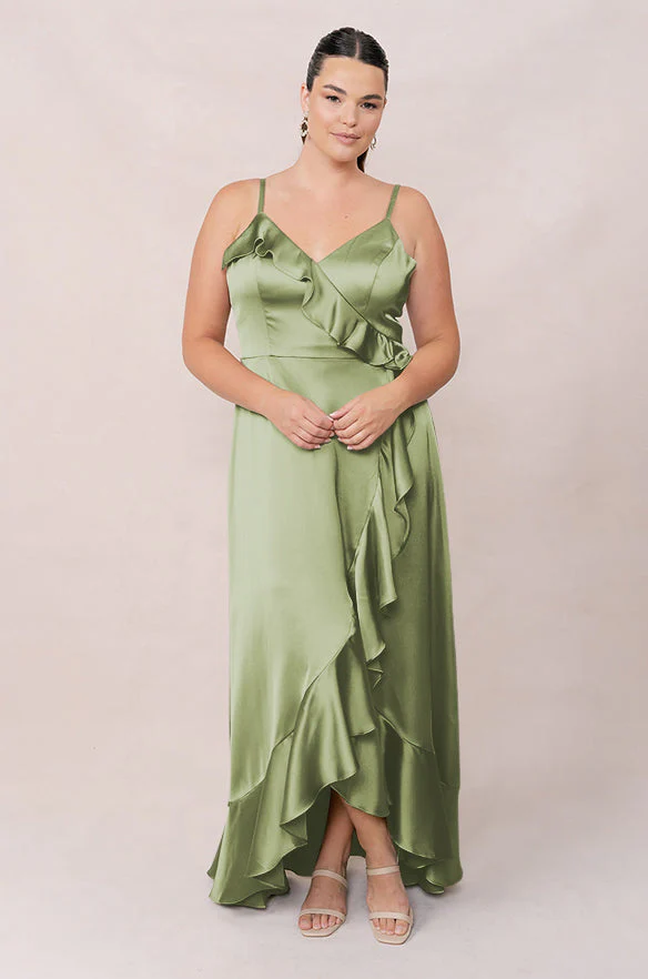 Paloma Satin Dress | Made To Order - Image 157