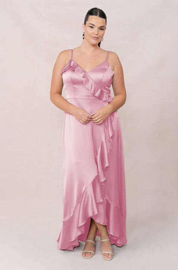 Paloma Satin Dress | Made To Order - Image 159