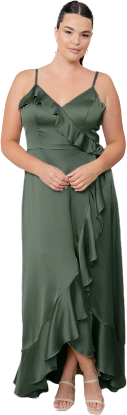 Paloma Satin Dress | Made To Order - Image 16