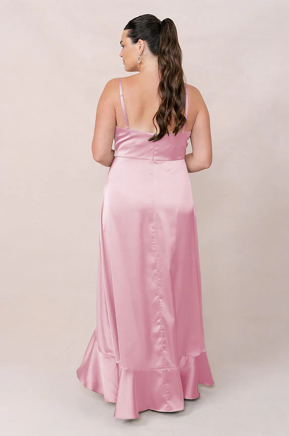 Paloma Satin Dress | Made To Order - Image 160