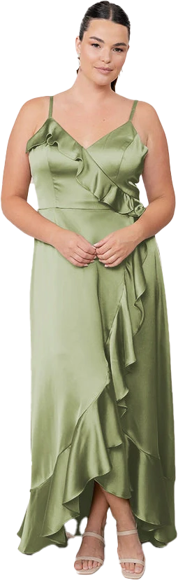 Paloma Satin Dress | Made To Order - Image 163