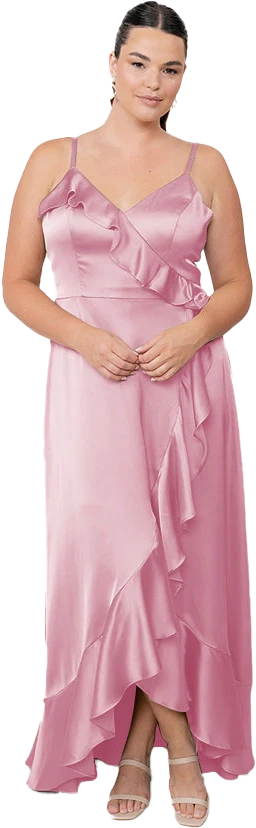 Paloma Satin Dress | Made To Order - Image 165