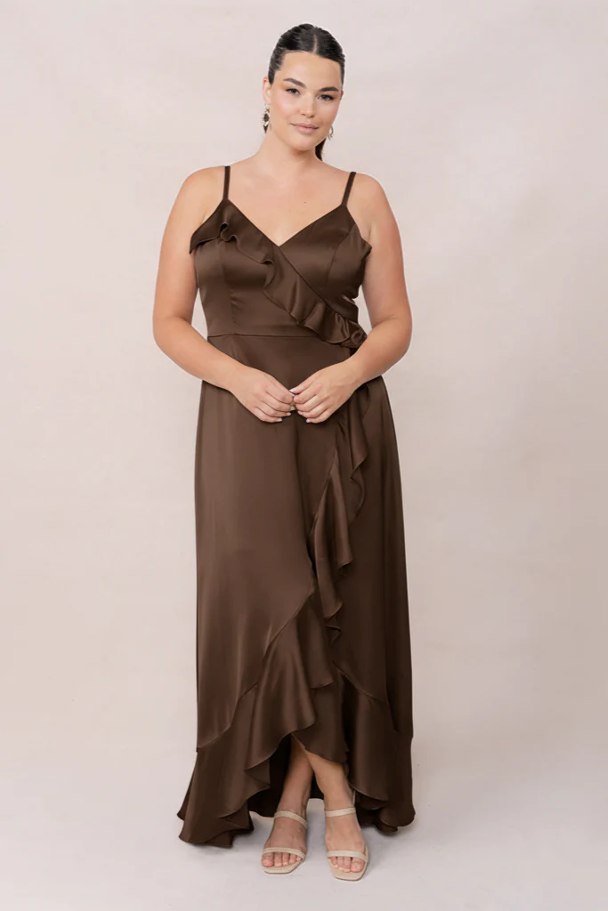 Paloma Satin Dress | Made To Order - Image 166