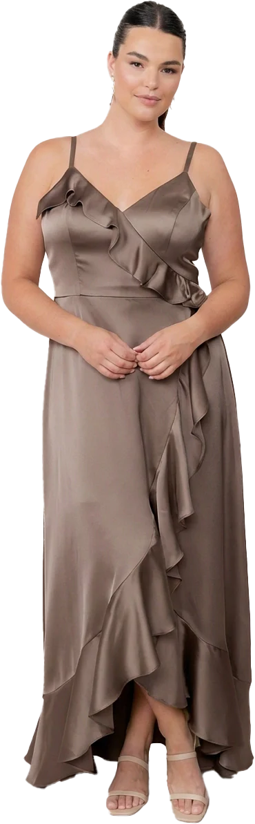 Paloma Satin Dress | Made To Order - Image 170