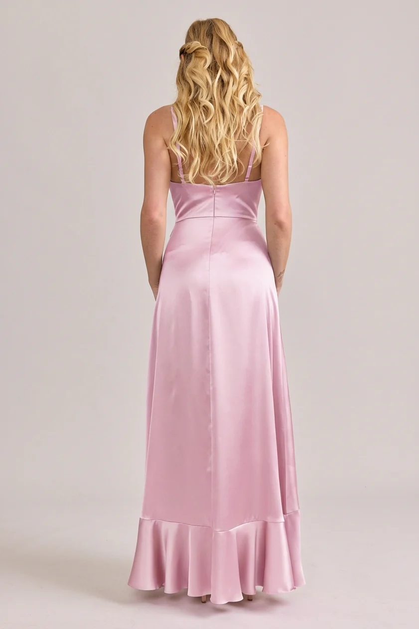 Paloma Satin Dress | Made To Order - Image 172