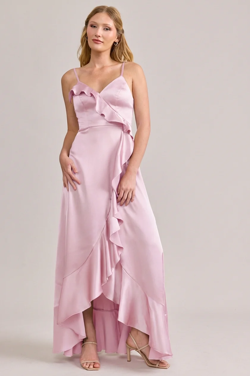 Paloma Satin Dress | Made To Order - Image 173