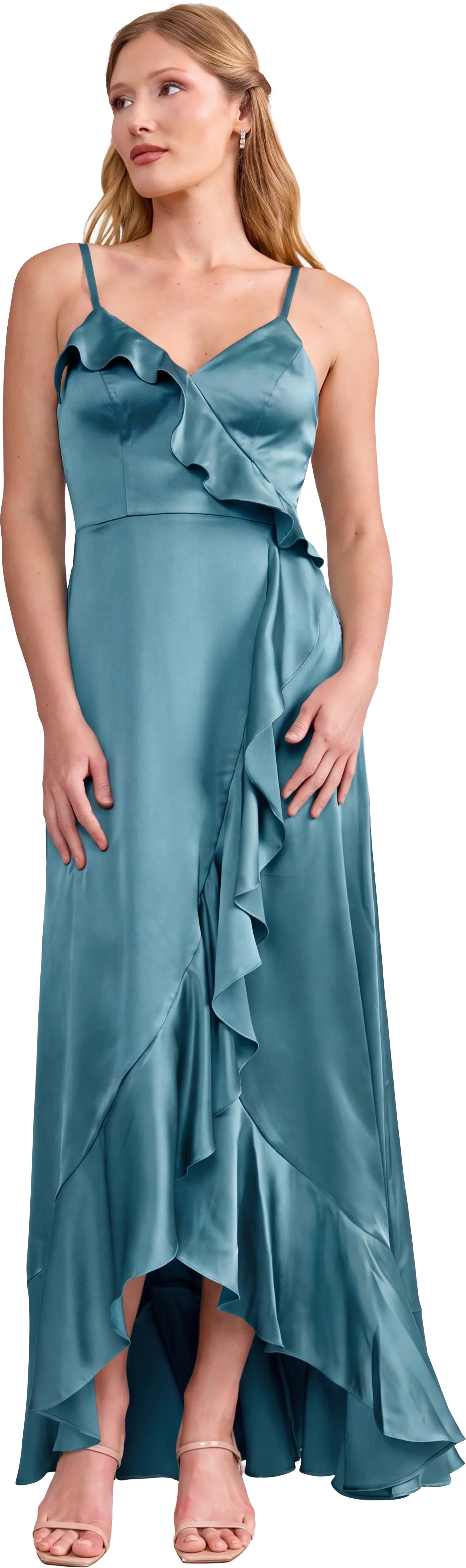 Paloma Satin Dress | Made To Order - Image 182