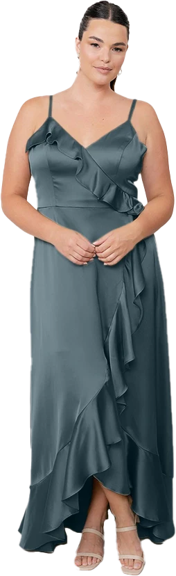 Paloma Satin Dress | Made To Order - Image 21