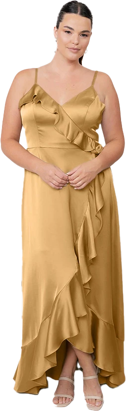 Paloma Satin Dress | Made To Order - Image 24
