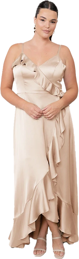 Paloma Satin Dress | Made To Order - Image 25