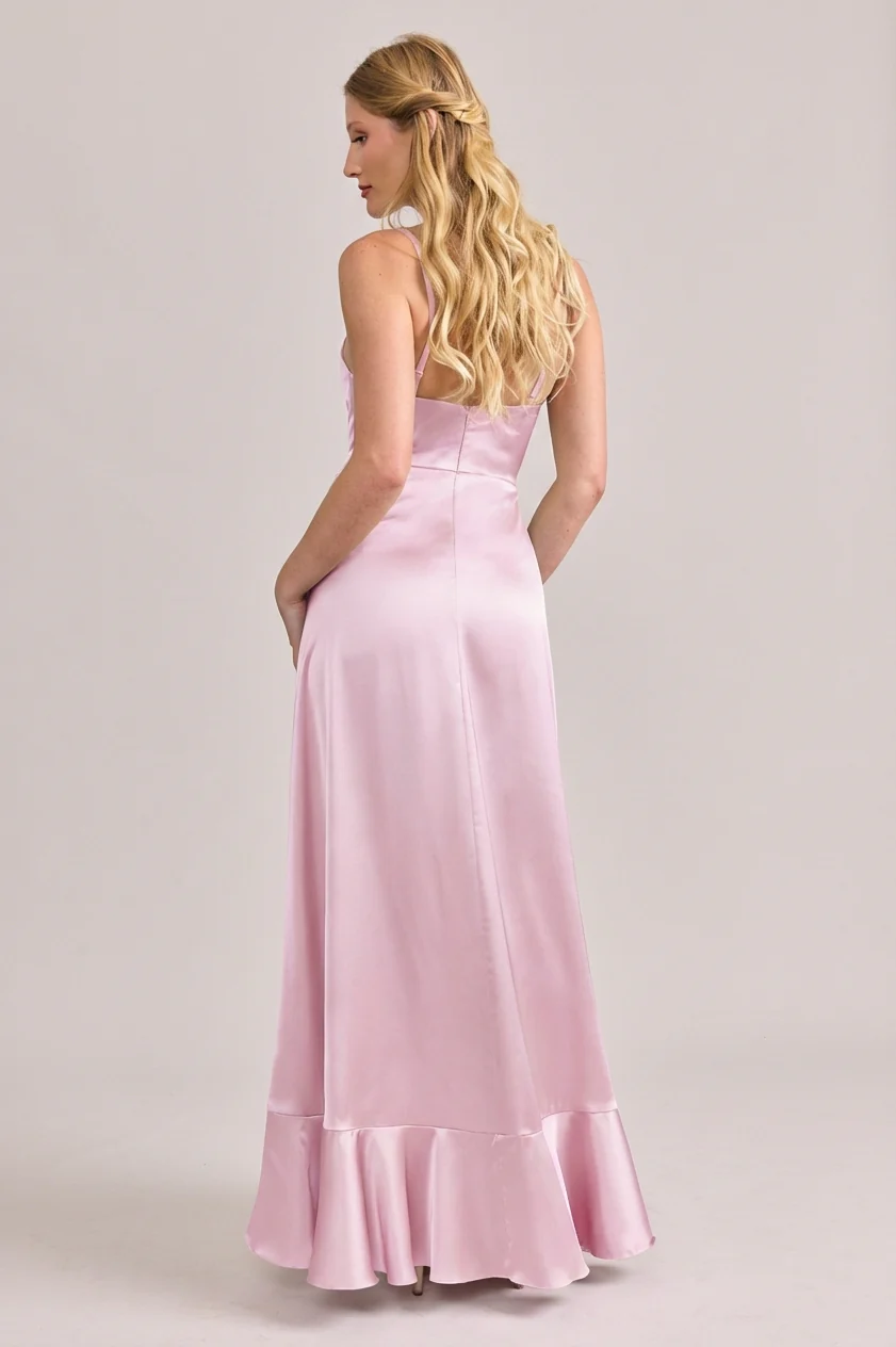 Paloma Satin Dress | Made To Order - Image 3