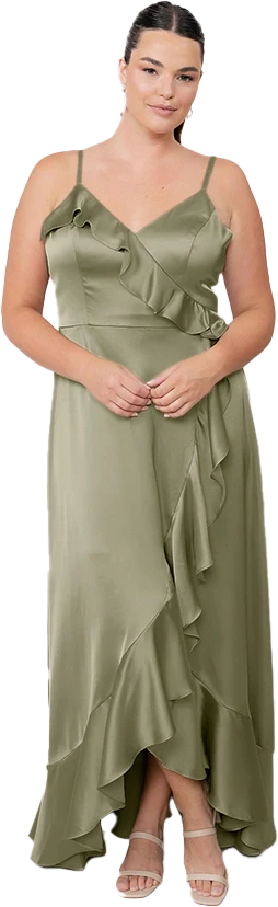 Paloma Satin Dress | Made To Order - Image 35