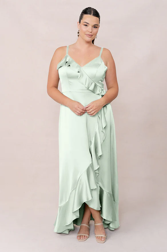 Paloma Satin Dress | Made To Order - Image 4