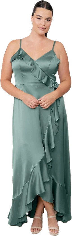 Paloma Satin Dress | Made To Order - Image 42
