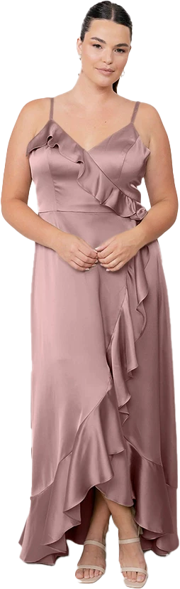 Paloma Satin Dress | Made To Order - Image 43