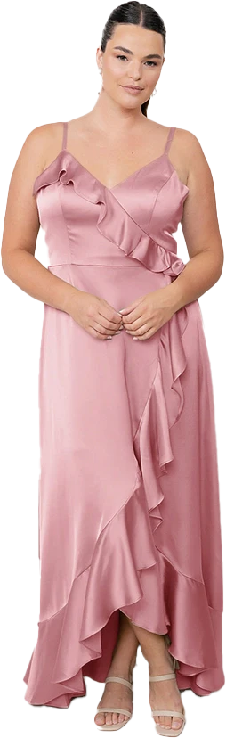 Paloma Satin Dress | Made To Order - Image 44