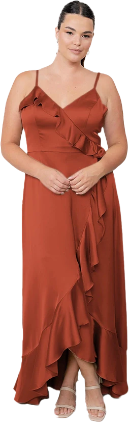 Paloma Satin Dress | Made To Order - Image 45