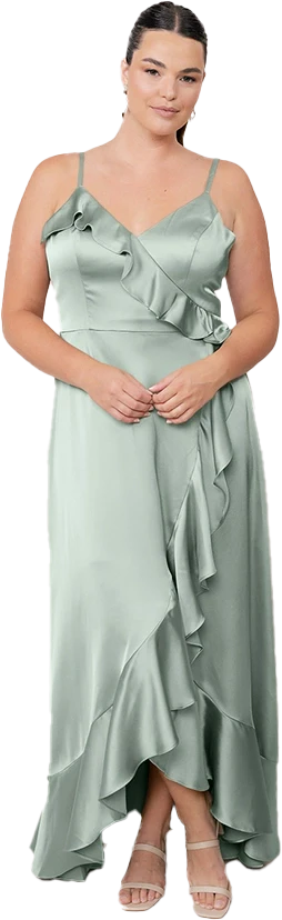 Paloma Satin Dress | Made To Order - Image 46