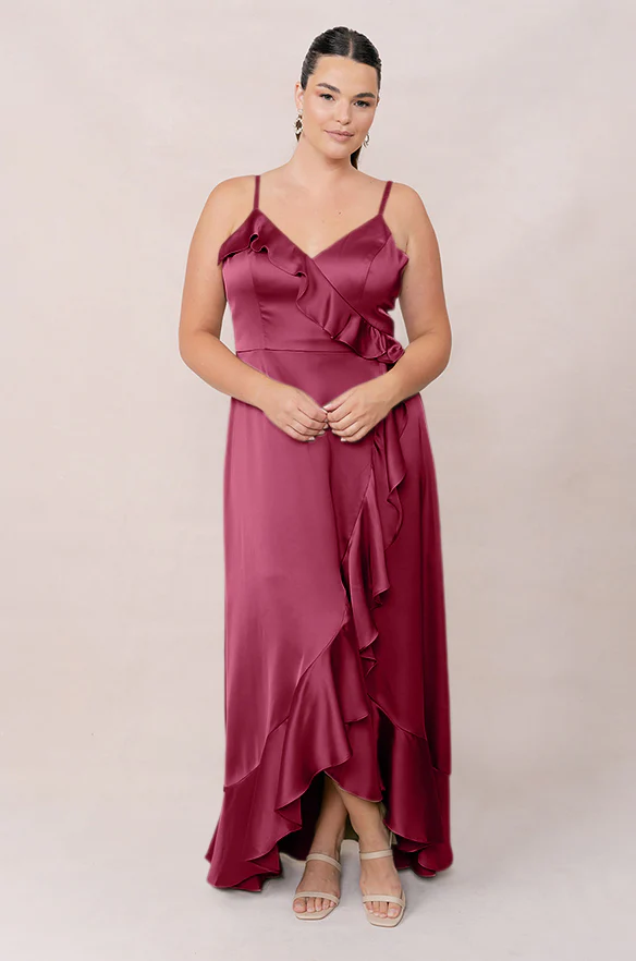 Paloma Satin Dress | Made To Order - Image 56