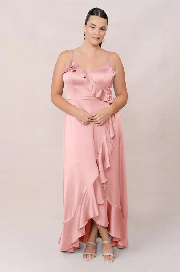Paloma Satin Dress | Made To Order - Image 62