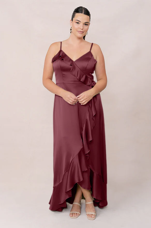 Paloma Satin Dress | Made To Order - Image 64