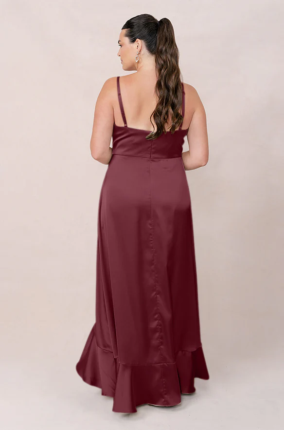 Paloma Satin Dress | Made To Order - Image 65