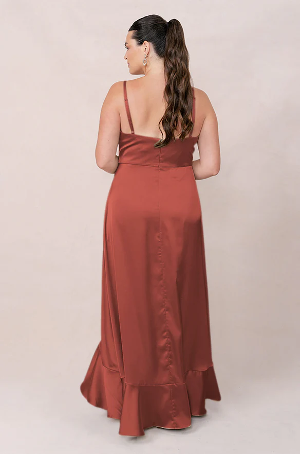 Paloma Satin Dress | Made To Order - Image 67