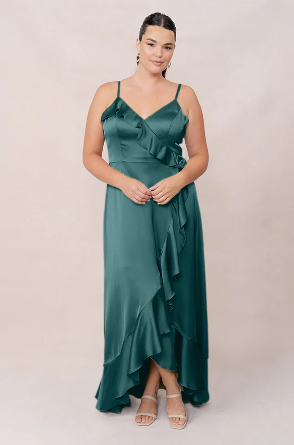 Paloma Satin Dress | Made To Order - Image 68