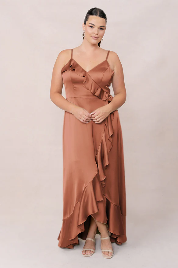 Paloma Satin Dress | Made To Order - Image 70