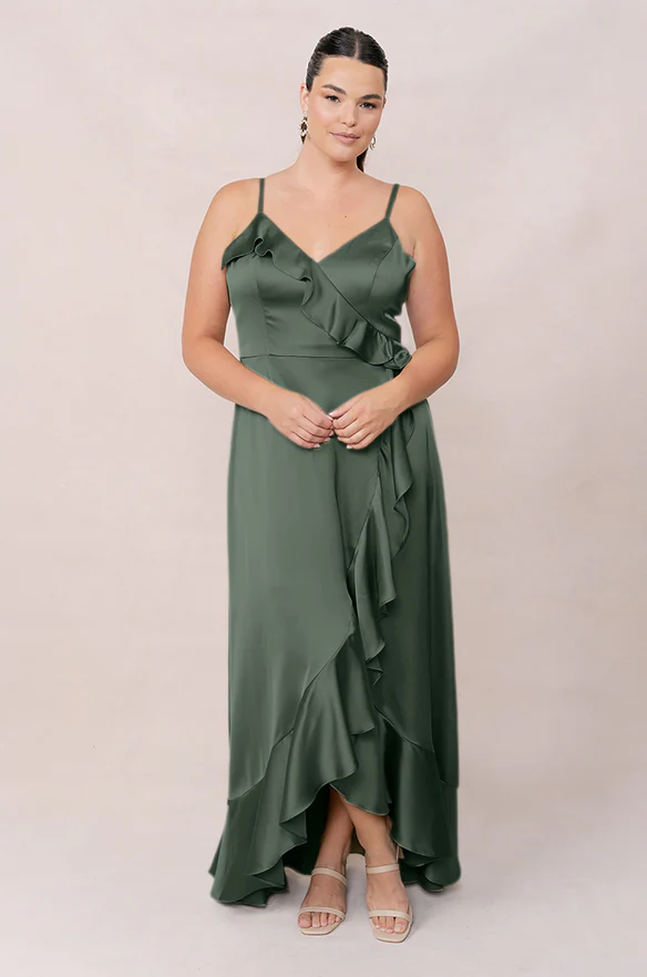 Paloma Satin Dress | Made To Order - Image 72