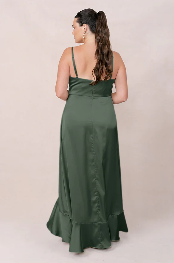 Paloma Satin Dress | Made To Order - Image 73