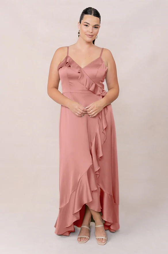 Paloma Satin Dress | Made To Order - Image 74