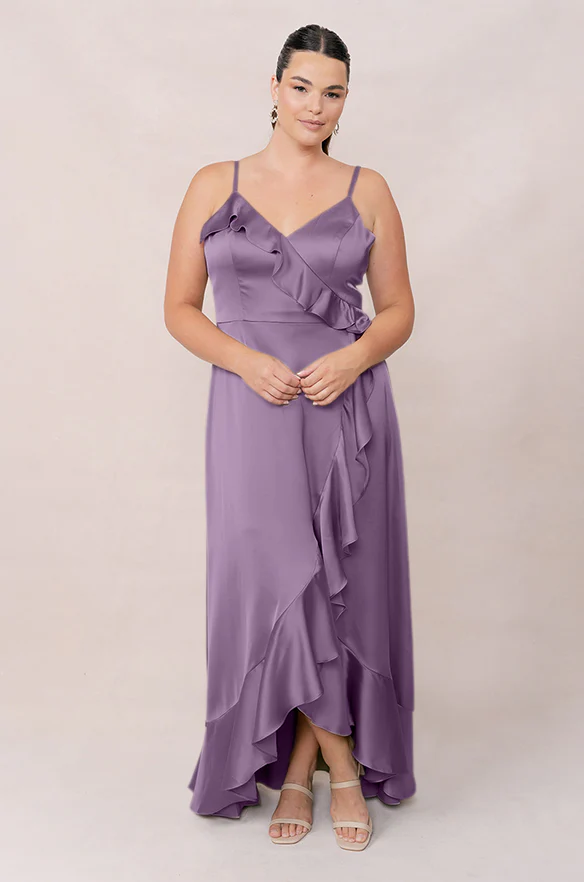 Paloma Satin Dress | Made To Order - Image 76