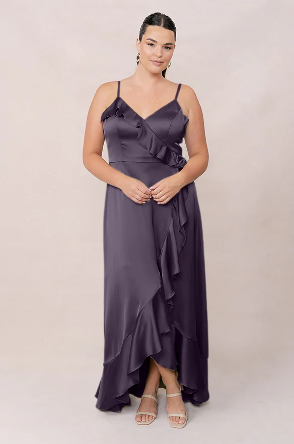 Paloma Satin Dress | Made To Order - Image 78