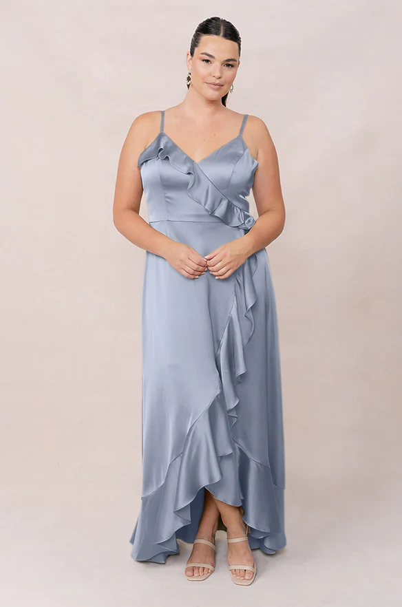 Paloma Satin Dress | Made To Order - Image 84