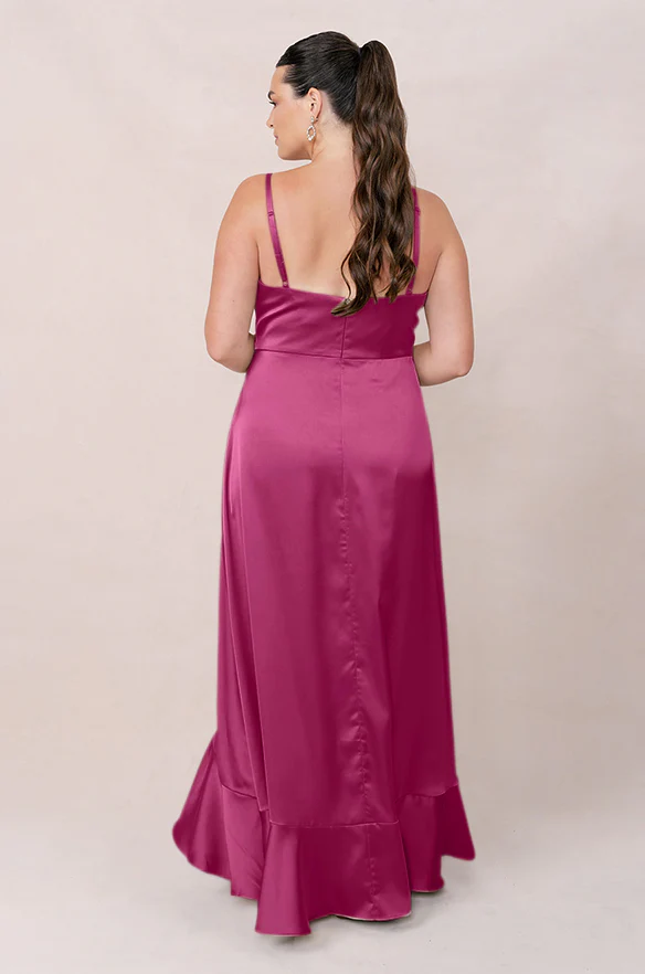 Paloma Satin Dress | Made To Order - Image 87