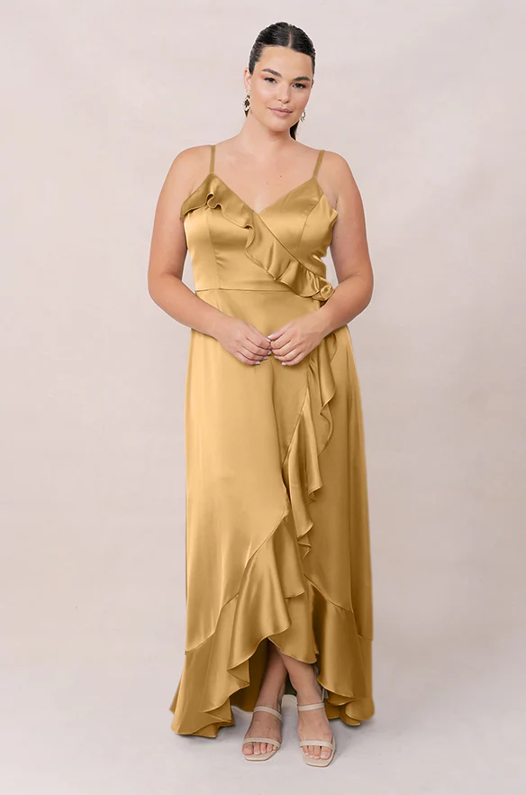 Paloma Satin Dress | Made To Order - Image 88